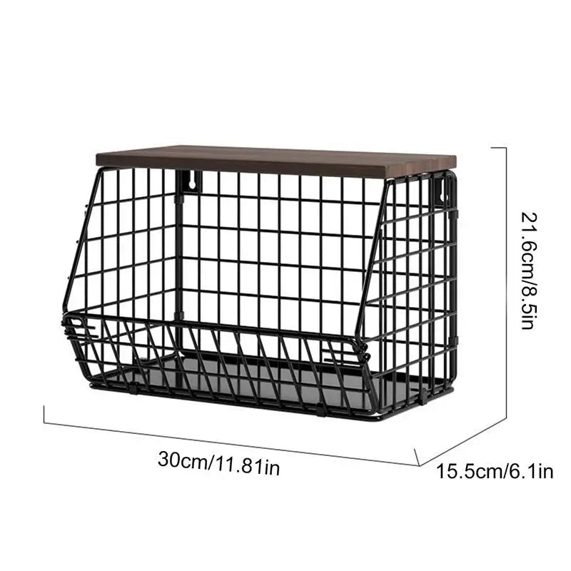 Wall Mount Kitchen Storage Rack - OZKA HOME