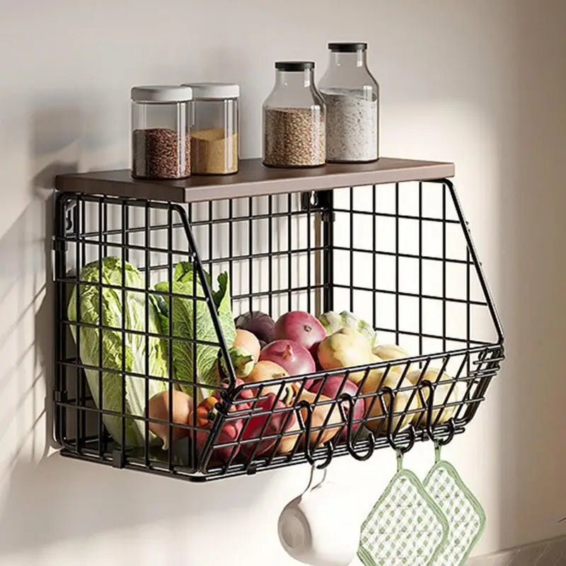 Wall Mount Kitchen Storage Rack - OZKA HOME